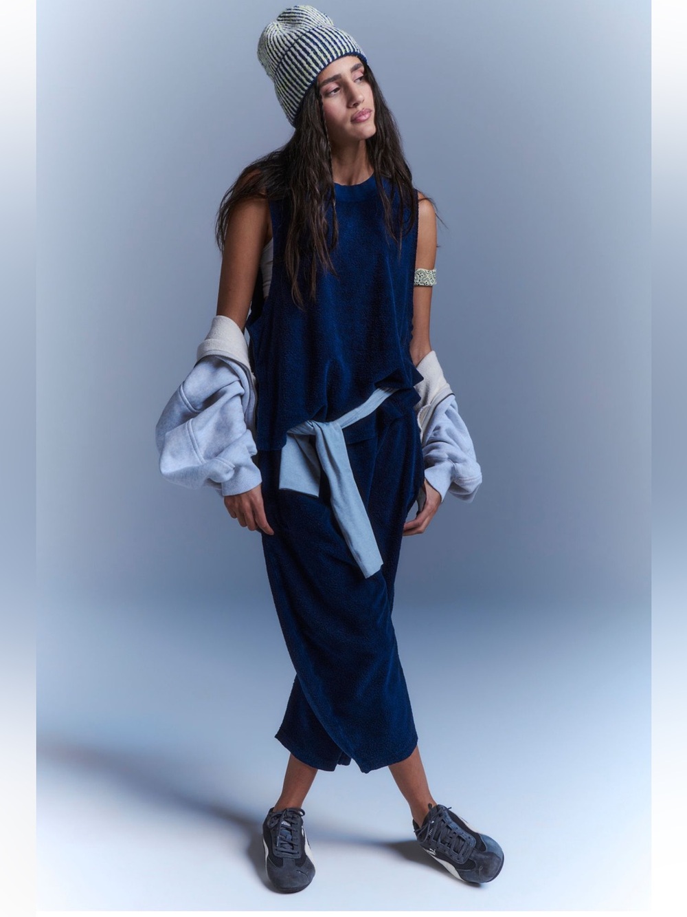 NWT FREE PEOPLE MOVEMENT TOWEL TERRY RELAXED SET - Picture 2 of 6